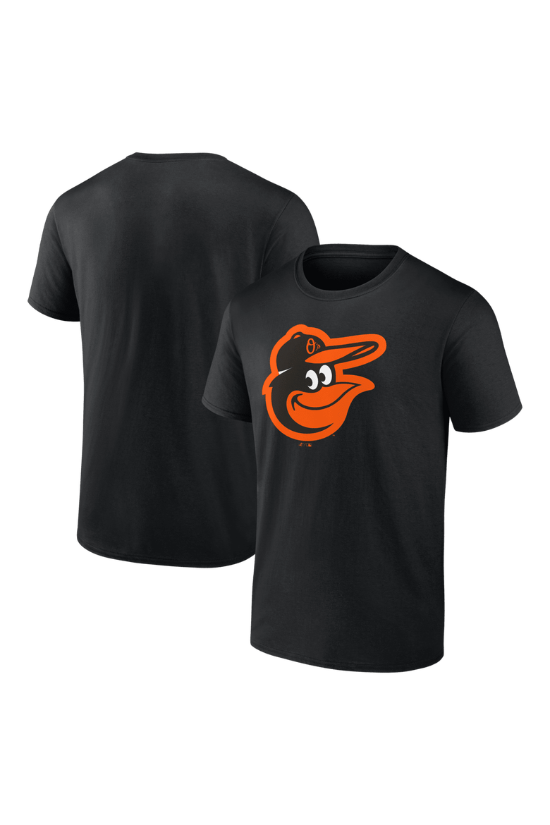Men's Logo Athletic Black Baltimore Orioles Official Logo T-Shirt, Main, color, Black