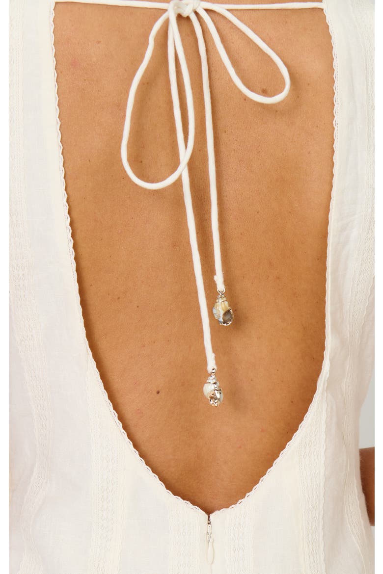 Ciao Mini Dress, Alternate, color, White Eyelet Embroidery