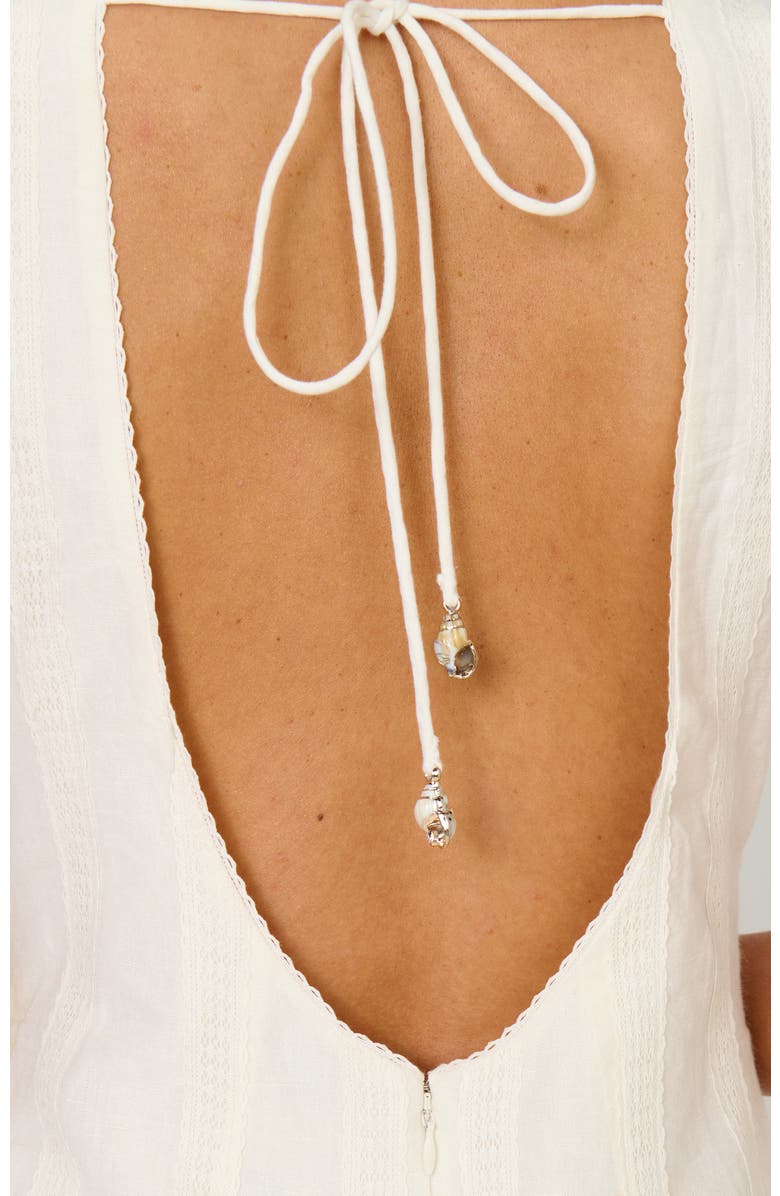 Show Me Your Mumu Ciao Mini Dress, Alternate, color, White Eyelet Embroidery