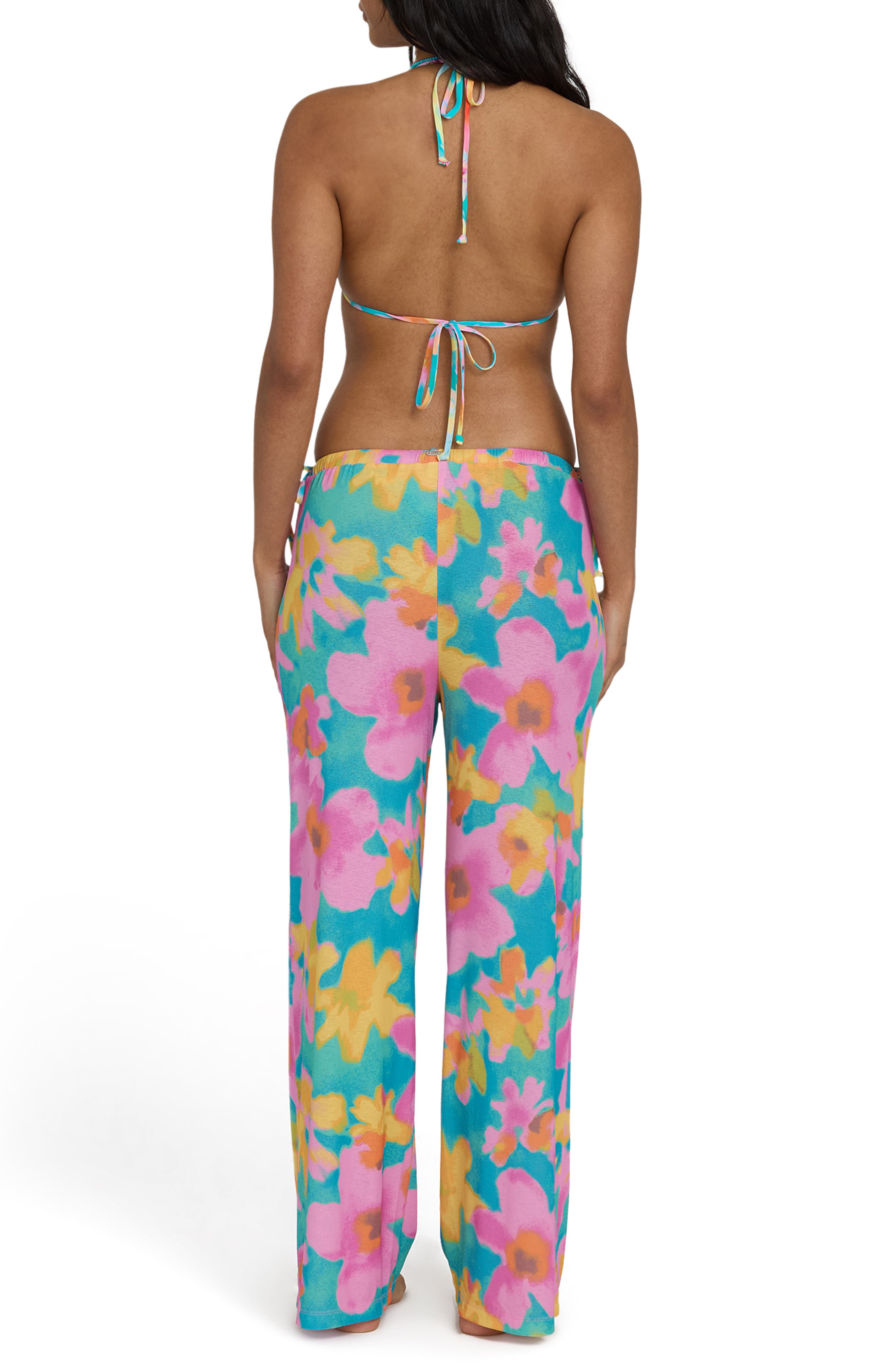 Lookin' Fresh Print Cover-Up Pants (Women) | Nordstrom