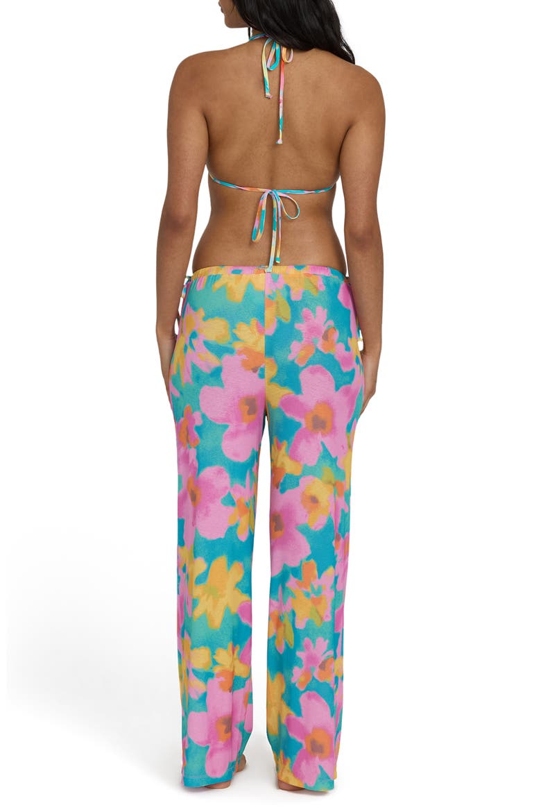 Lookin' Fresh Print Cover-Up Pants, Alternate, color, OCEAN SPRAY
