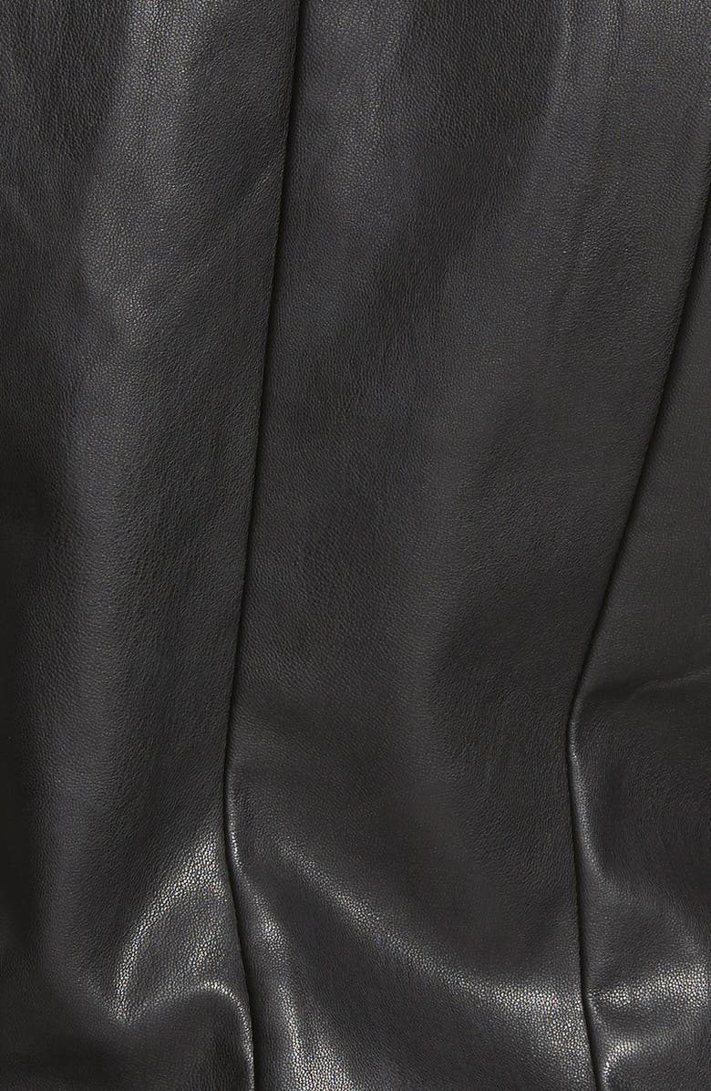 KUT from the Kloth 'Veronica' Faux Leather Vest, Alternate, color, 