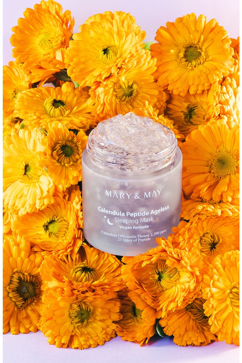 Vegan Calendula Peptide Ageless Sleeping Mask, Alternate, color, NO COLOR