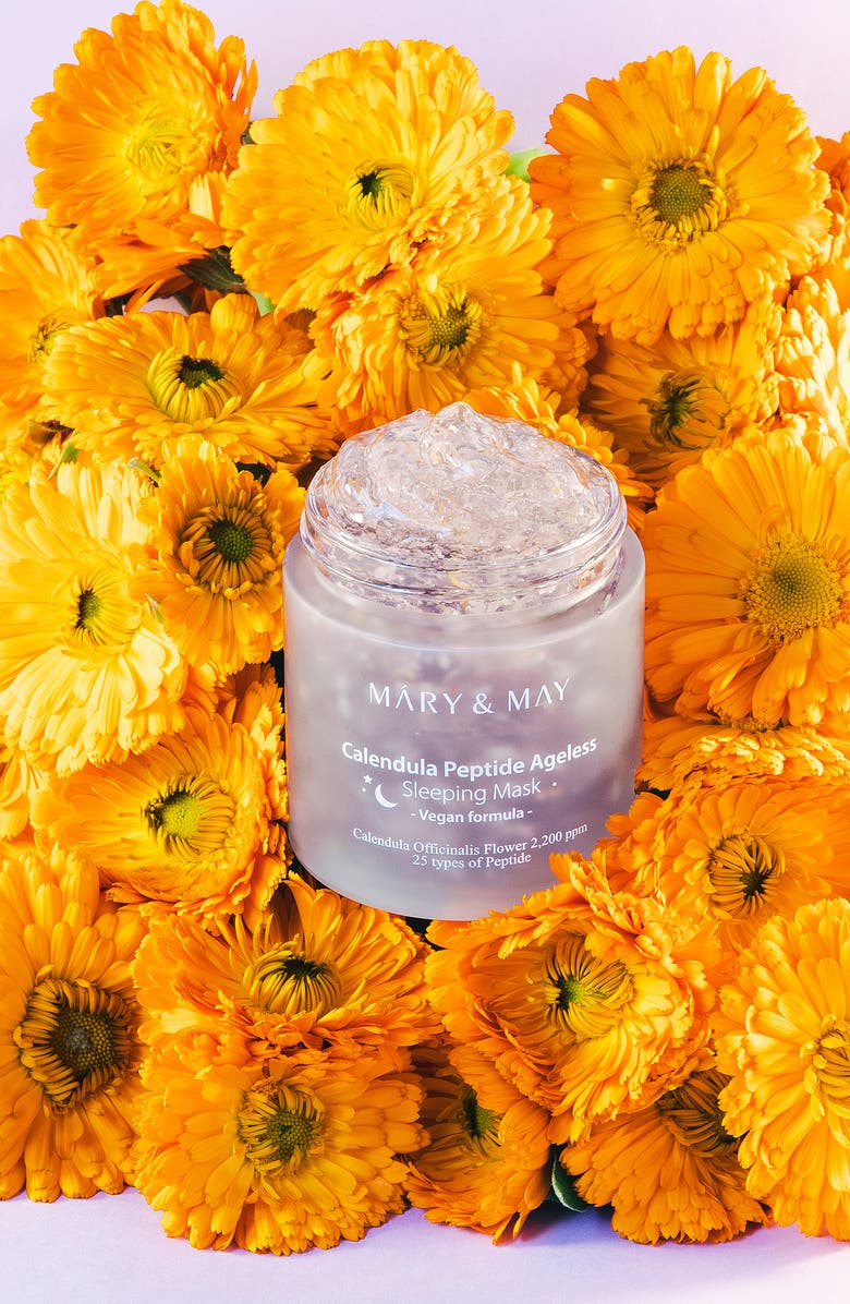 Mary&May Vegan Calendula Peptide Ageless Sleeping Mask, Alternate, color, 