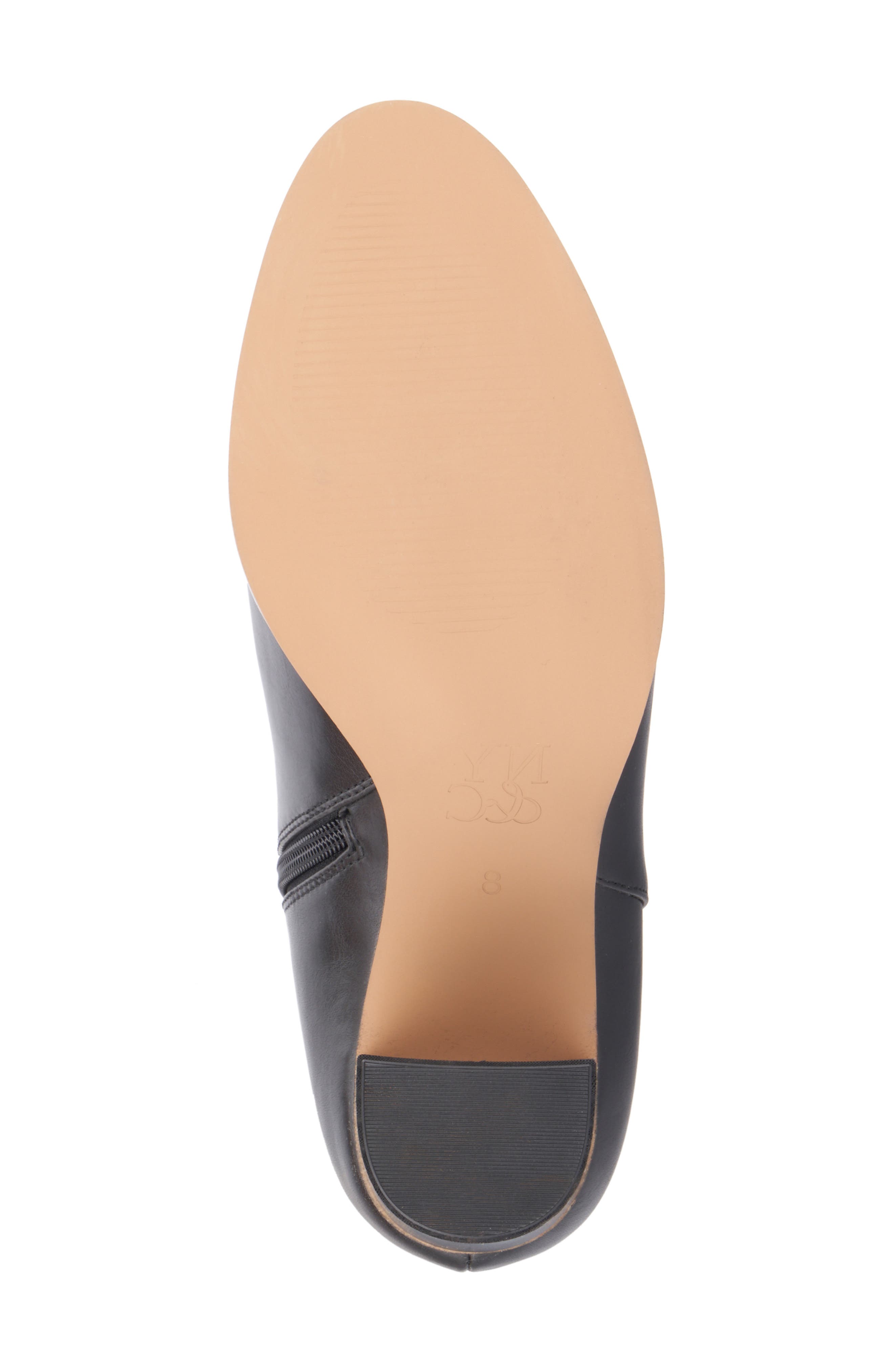 Jadyn Side Zip Ankle Bootie, Alternate, color, BLACK