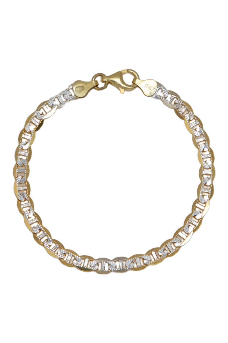 Two-Tone Link Bracelet, Main, color, GOLD