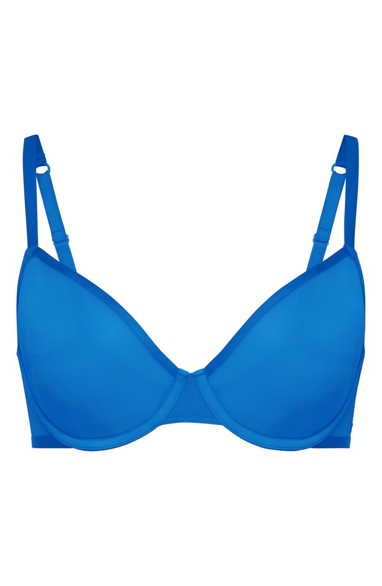 SAVAGE X FENTY Sheer X Spacer Demi Bra, Alternate, color, Blue Euphoria