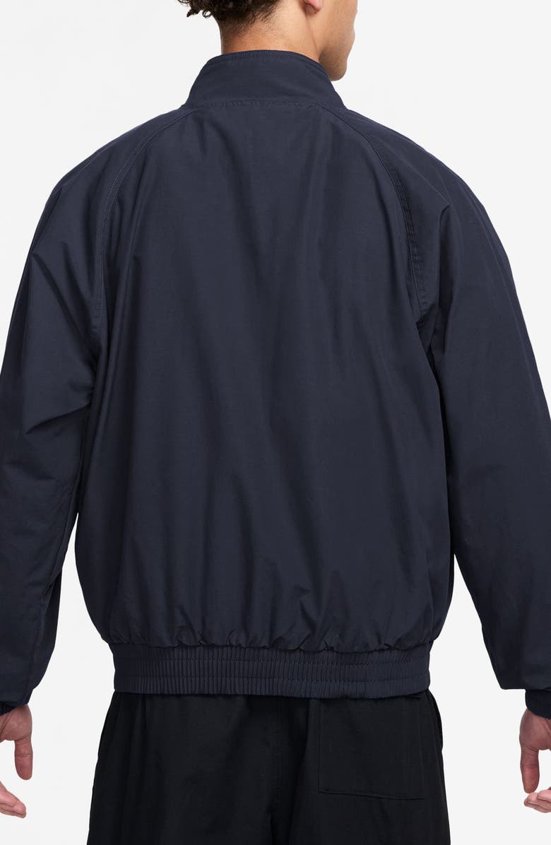 Nike Club Fleece Futura Jacket, Alternate, color, Obsidian/ White