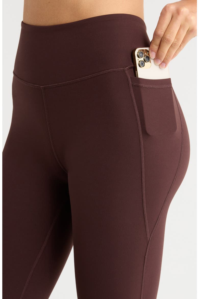 Ultimate Yoga Ankle Leggings, Alternate, color, SABLE BROWN