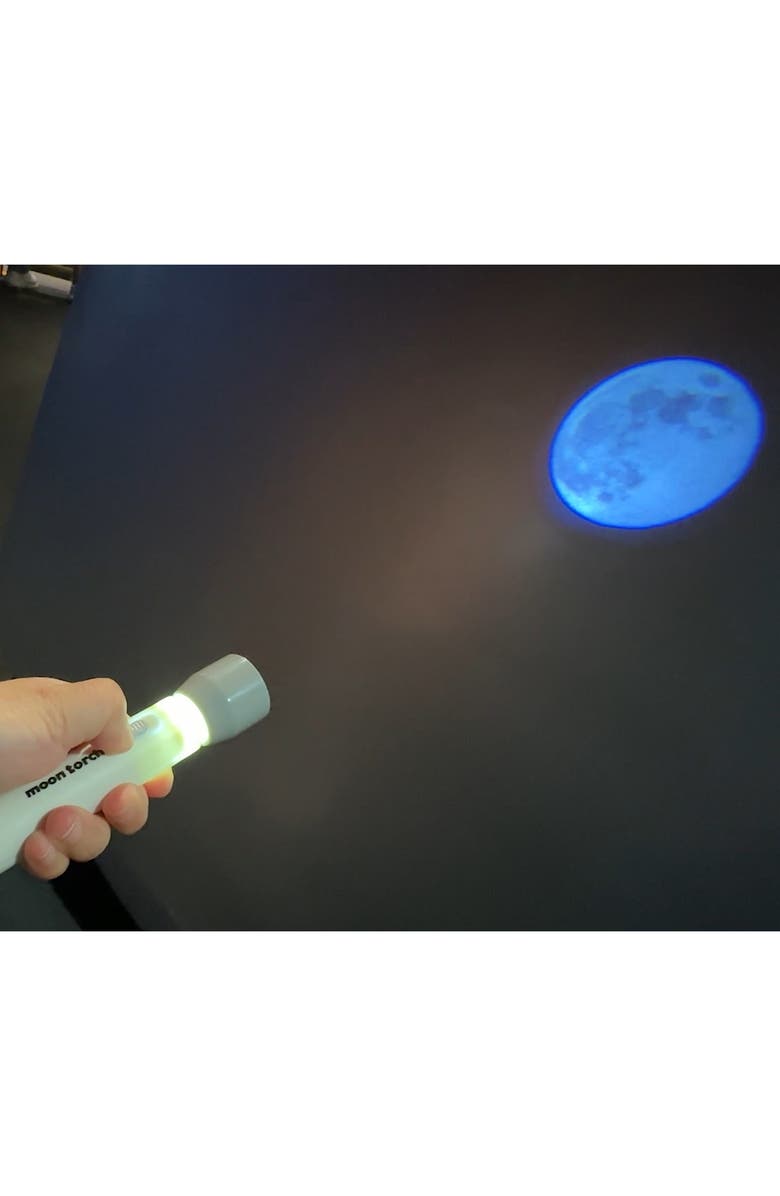 4M KidzLabs Moon Torch, Portable Projecting Toy Flashlight, Kids 5+, Alternate, color, Multicolored