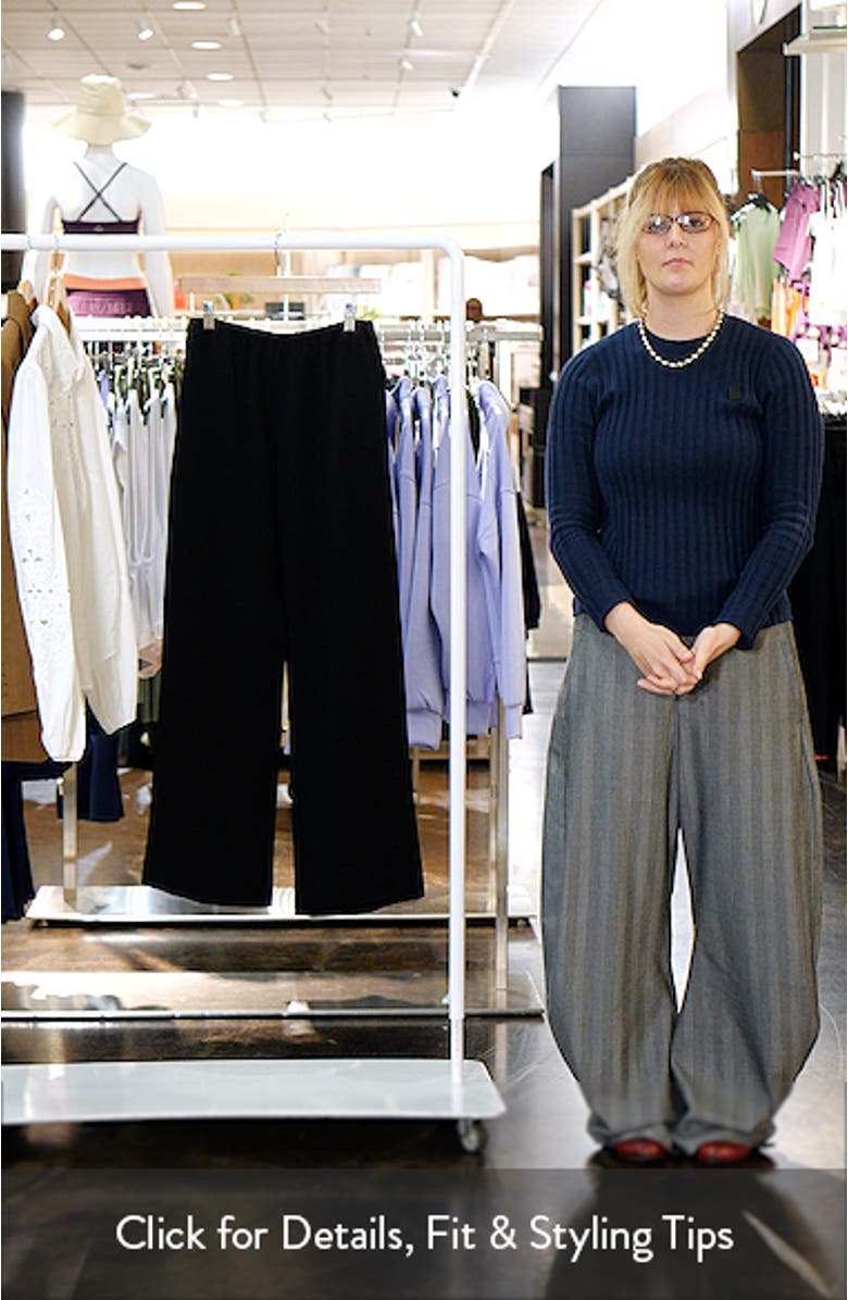 Arielle Crepe Wide Leg Pants, sales video thumbnail