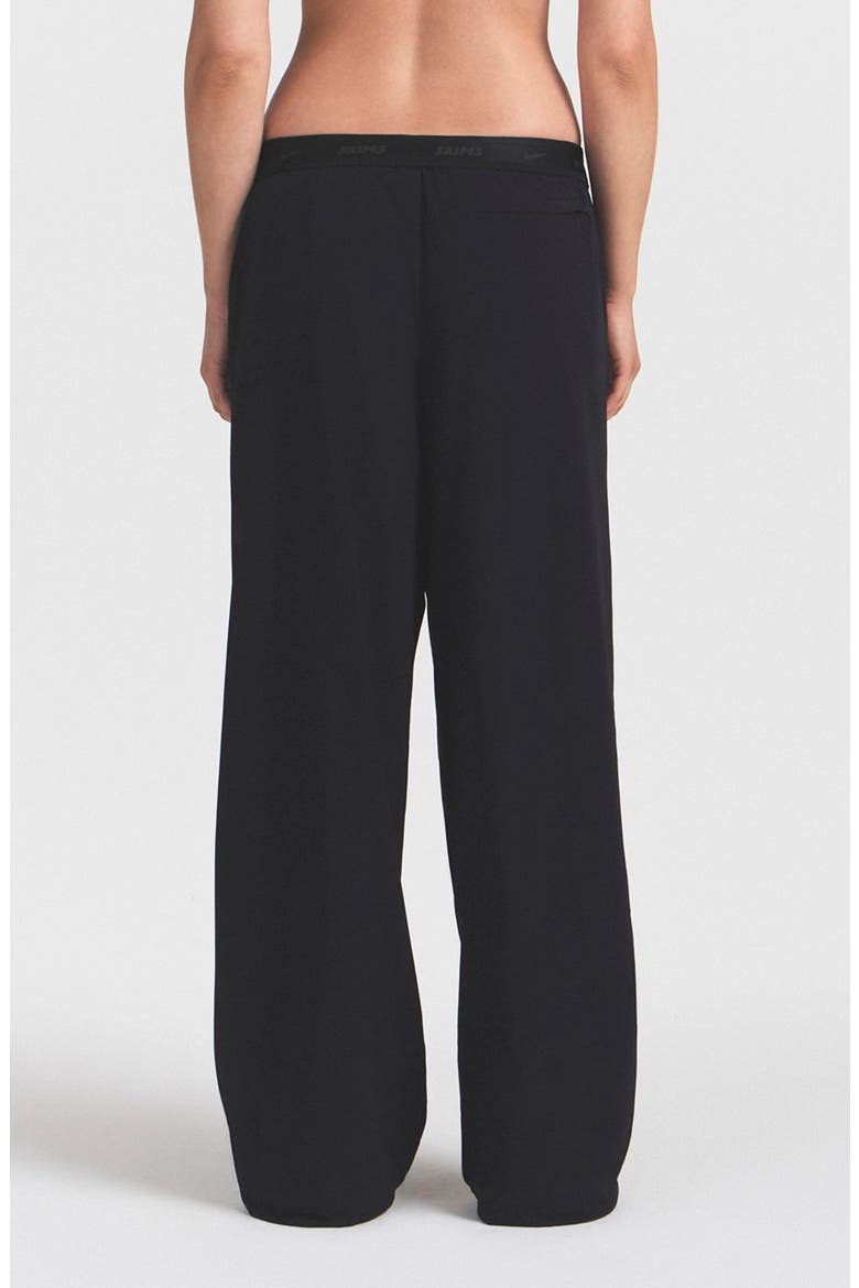 Oversize Stretch Nylon Pants, Alternate, color, NSKM OBSIDIAN
