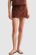 All in Favor Cotton & Linen Mini Skort