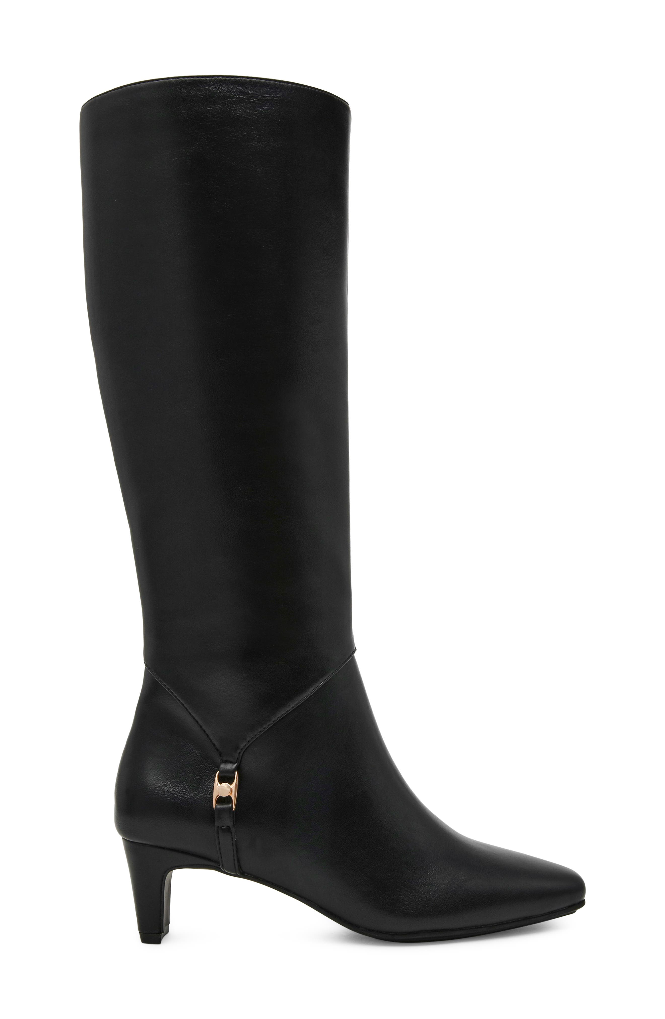 Iskra Knee High Boot, Alternate, color, BLACK-SBLK