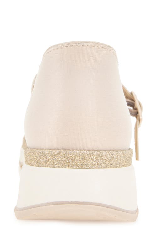 Reaction Kenneth Cole Kuerq Ez Mary Jane Sneaker In Smoke Grey Knit