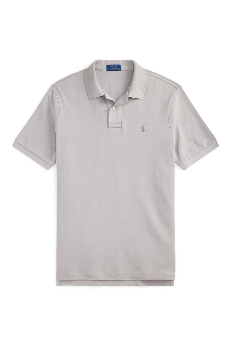 The Iconic Cotton Mesh Polo, Alternate, color, SOFT GREY/ C9676