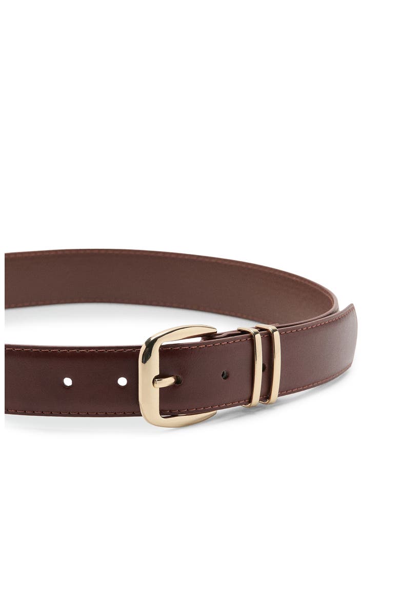 Square Buckle Belt, Alternate, color, BROWN