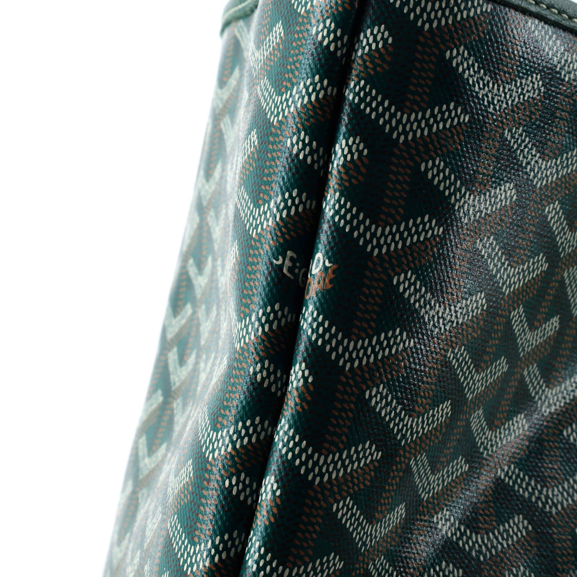 Pre-Owned Goyard Artois Tote Coated Canvas MM, Alternate, color, Green