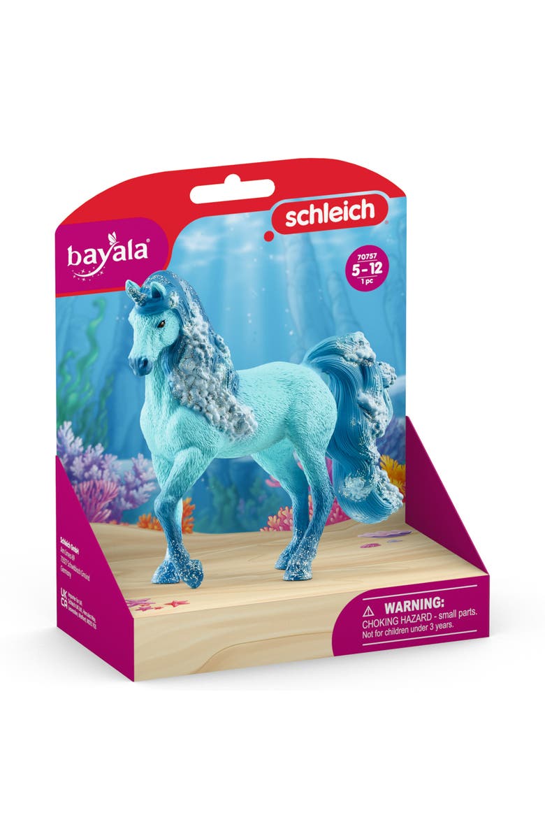 Schleich Bayala Elementa Water Unicorn Mare, Collectible Figure, Kids, Alternate, color, Multicolored