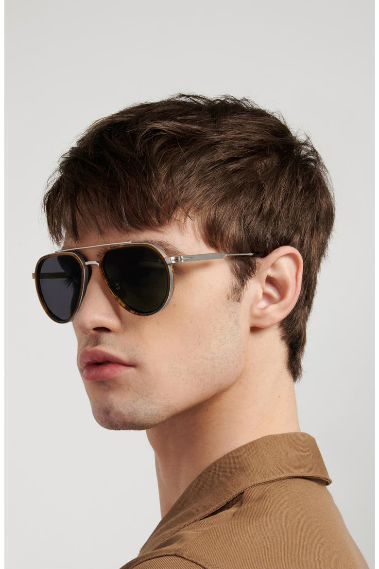 57mm Pilot Sunglasses, Alternate, color, 09CI-8Z