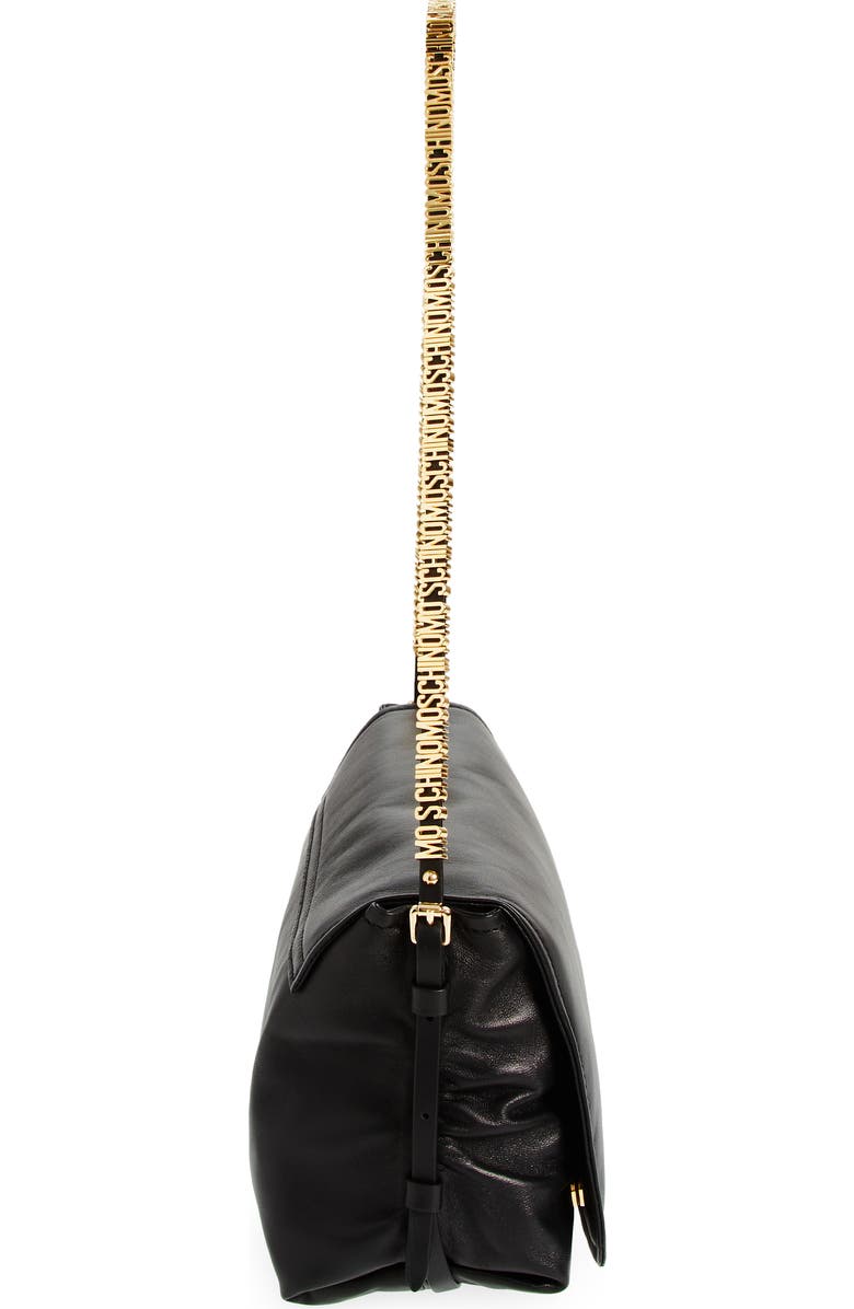 Moschino Mini Logo Strap Crossbody Bag, Alternate, color,