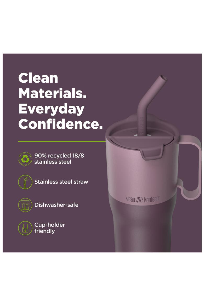 36oz Rise Insulated Tumbler with Straw Lid, Alternate, color, Dusty Orchid
