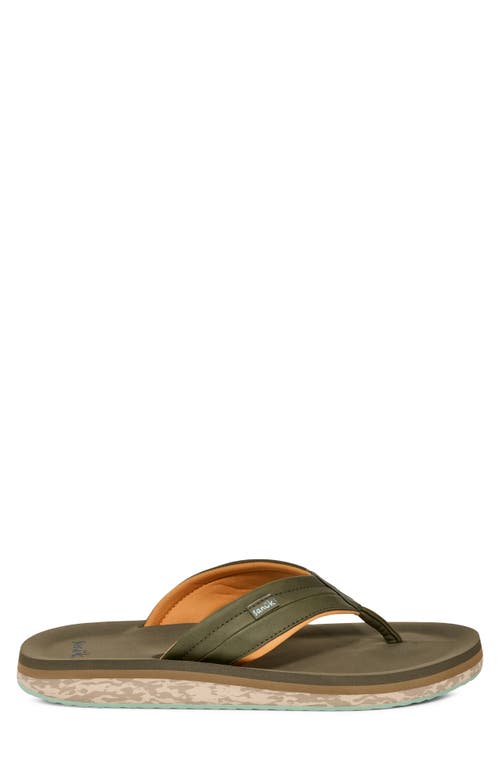 Sanuk Tiderush Flip Flop In Multi