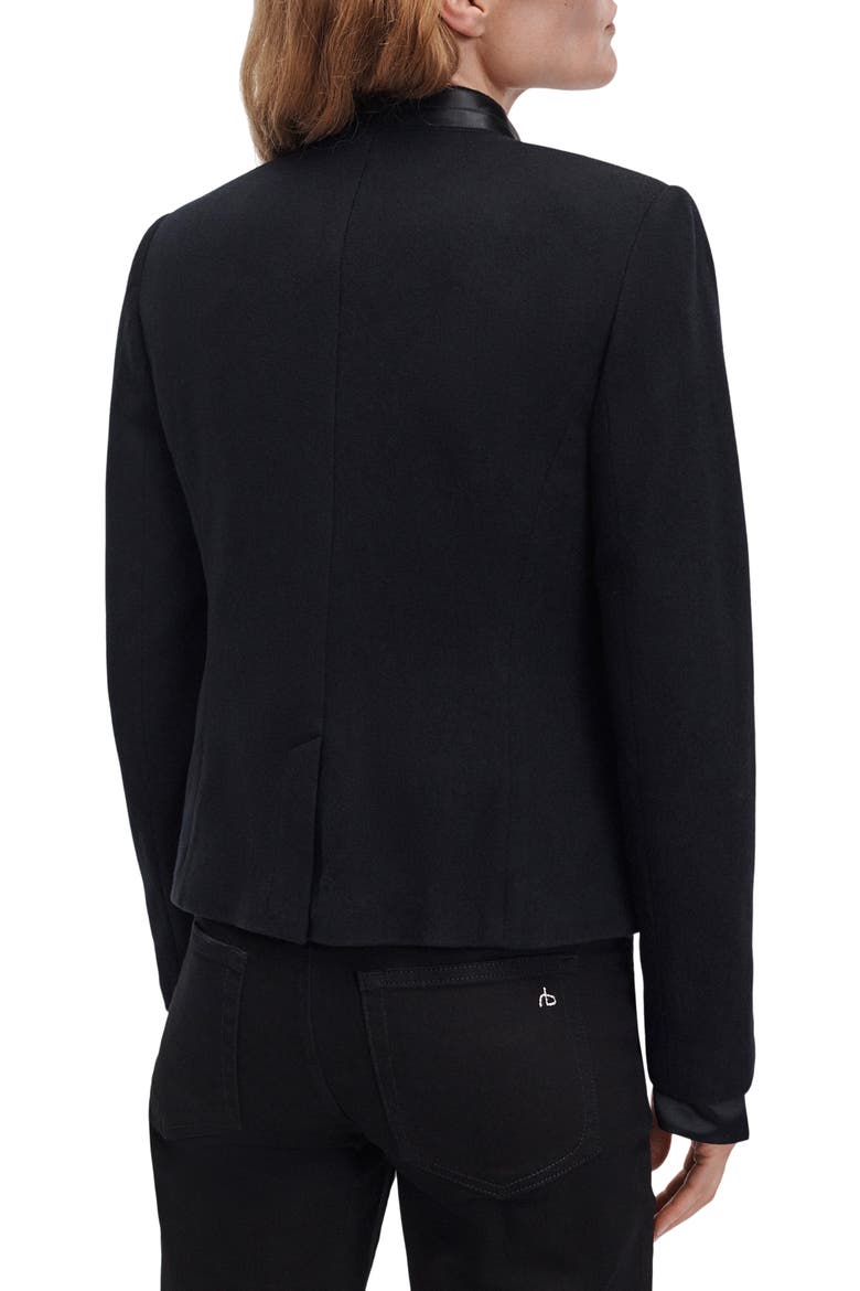 Mercer Regalia Wool Blazer, Alternate, color, BLACK