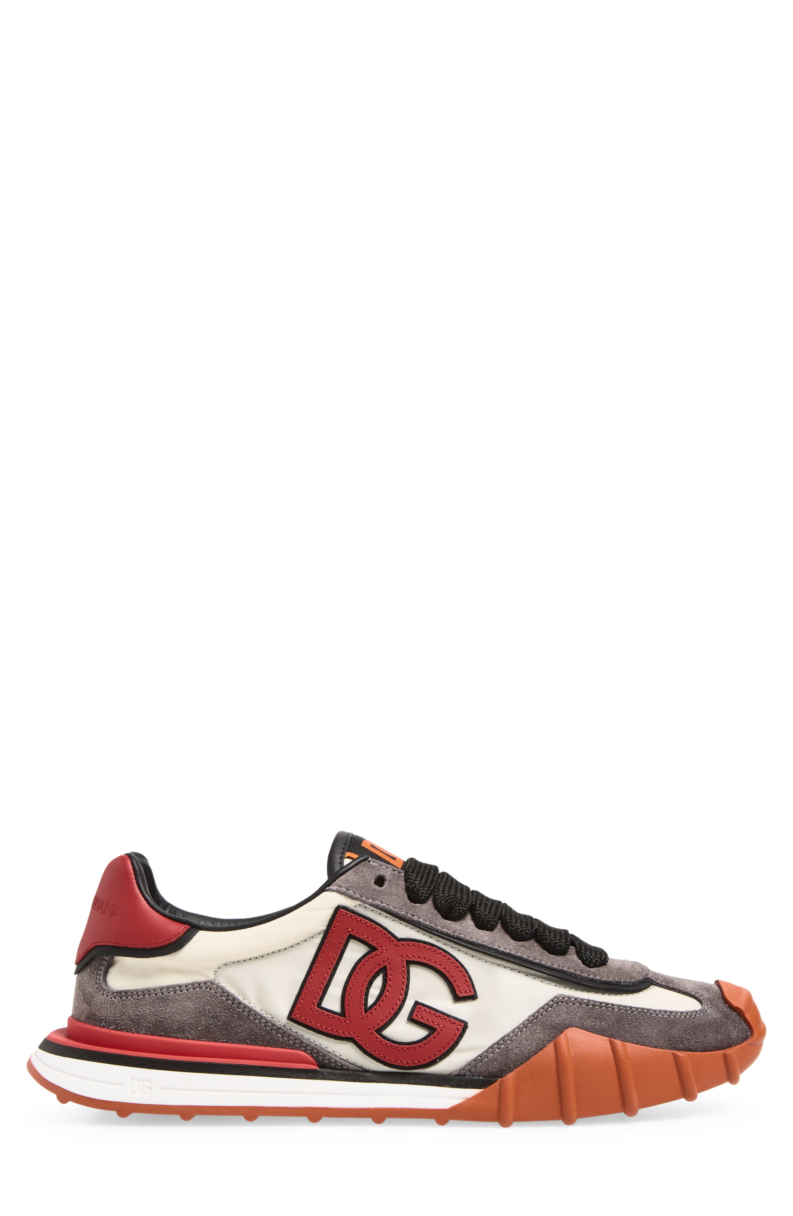 Dolce&Gabbana DG Athletic Sneaker, Alternate, color, Avorio/ Rosso