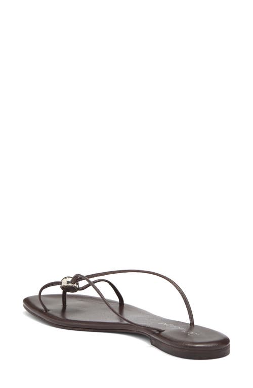 Jeffrey Campbell Cherished Sandal In Dark Brown Silver