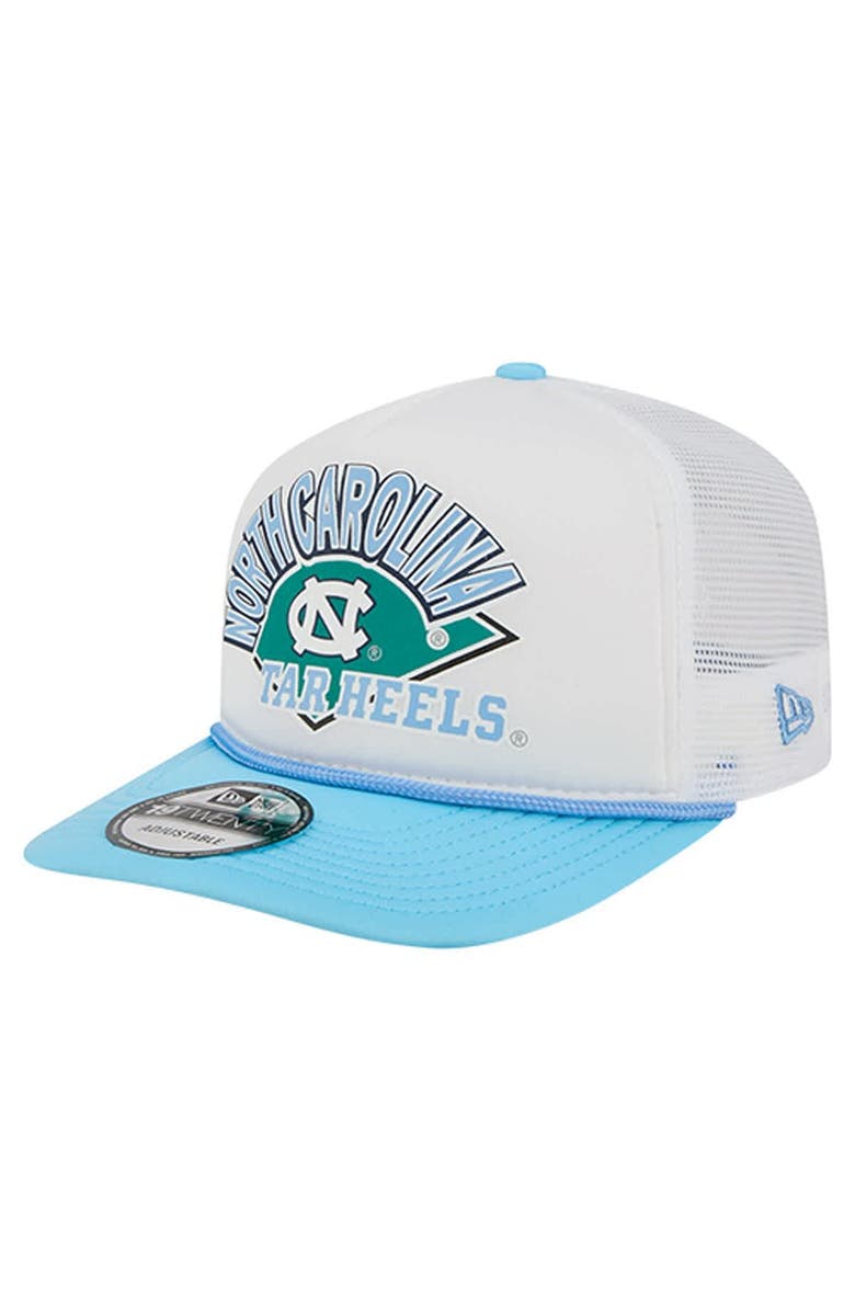 New Era Men's New Era  White North Carolina Tar Heels Diamond 19TWENTY Golfer Adjustable Hat, Alternate, color, White
