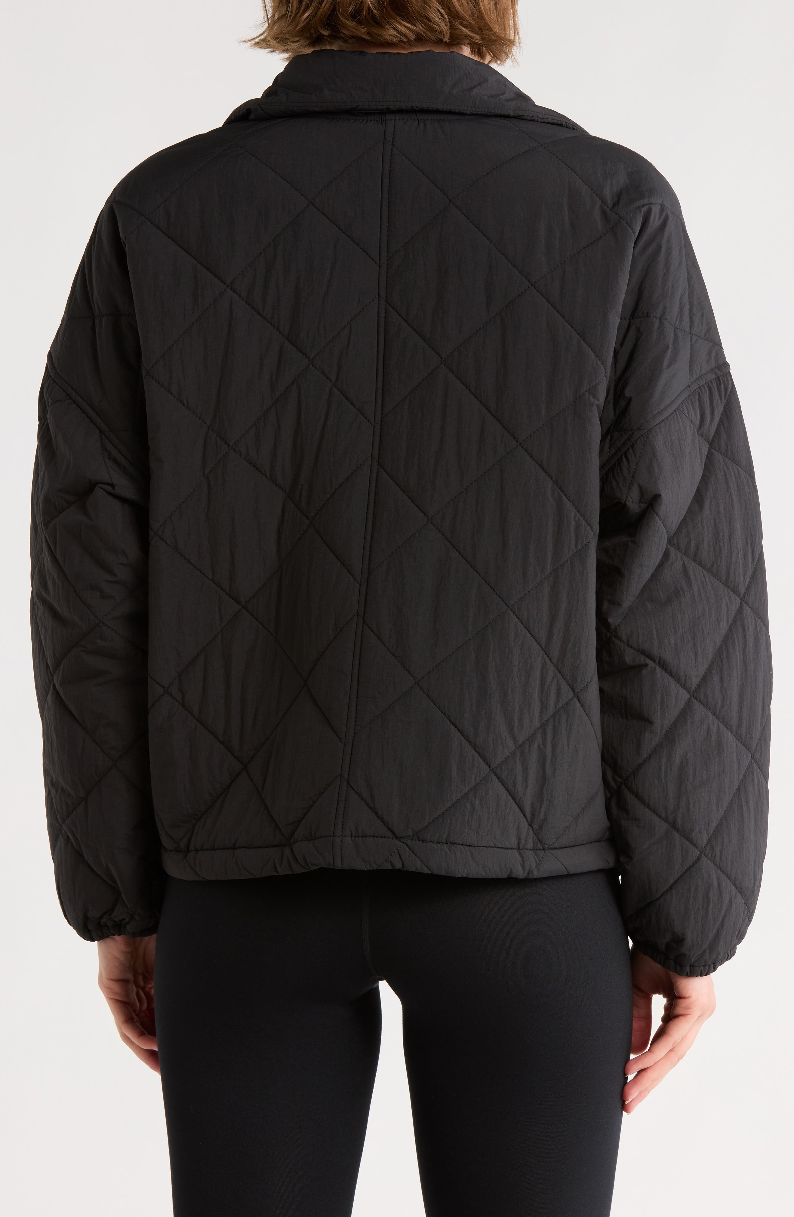 Z by Zella Wander Diamond Quilted Jacket (Women) | Nordstromrack