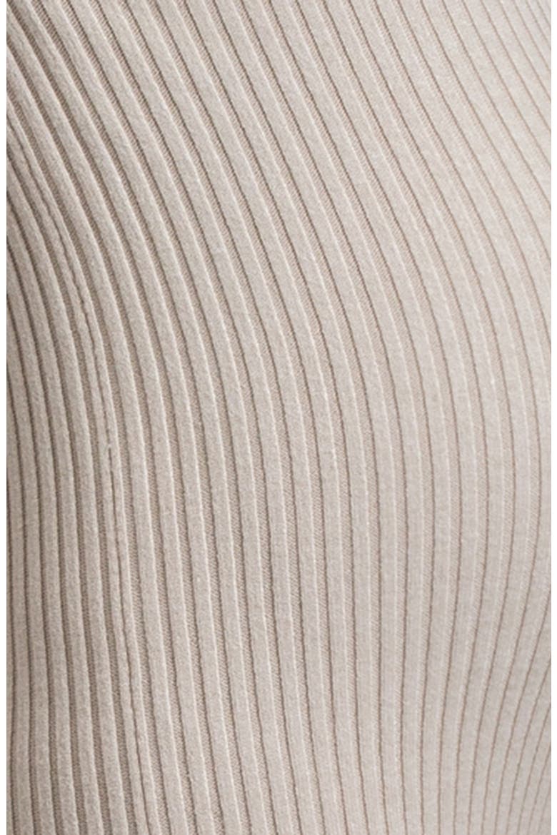 Rib Long Sleeve Maternity Midi Sweater Dress, Alternate, color, LIGHT BEIGE