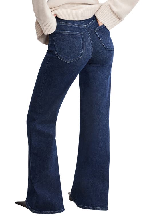 Good American Good Waist High Waist Wide Leg Palazzo Jeans In Blue