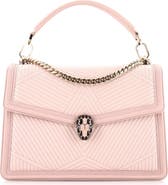 Pre-Owned Bvlgari Serpenti Forever Shoulder Bag Quilted Leather Medium