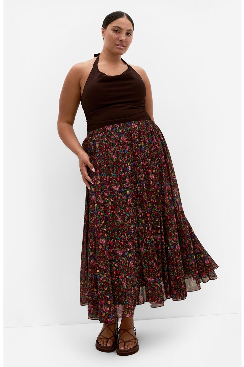 Serena Print Midi Skirt, Alternate, color, RODEO DITSY