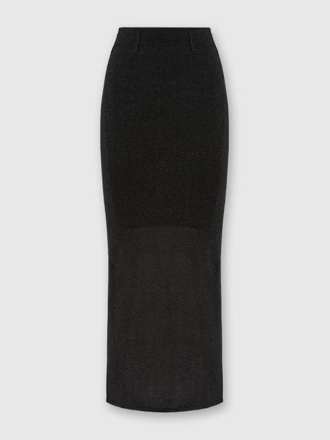 スカート Missoni Ankle-Length Skirt With Ribbed Texture Missoni Striped Embellished Ribbed-knit Maxi Skirt