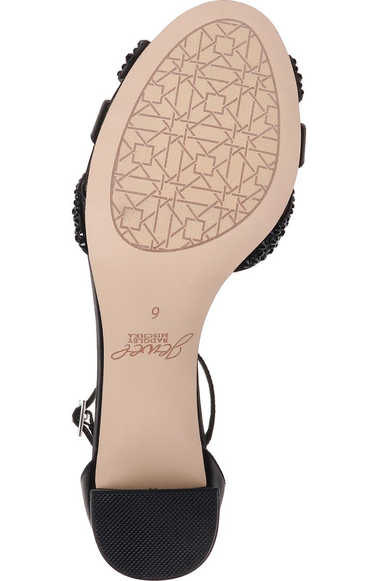 Jewel Badgley Mischka Sequoia Crystal Embellished Ankle Strap Sandal, Alternate, color,