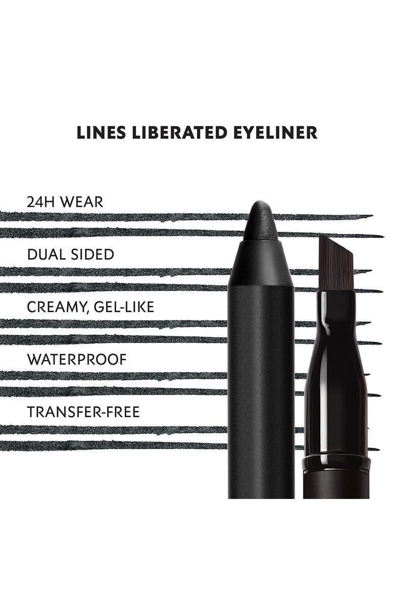 Yves Saint Laurent Lines Liberated 24HR Waterproof Eyeliner, Alternate, color, 01 Black