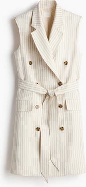 H&M Linen-blend Blazer Dress