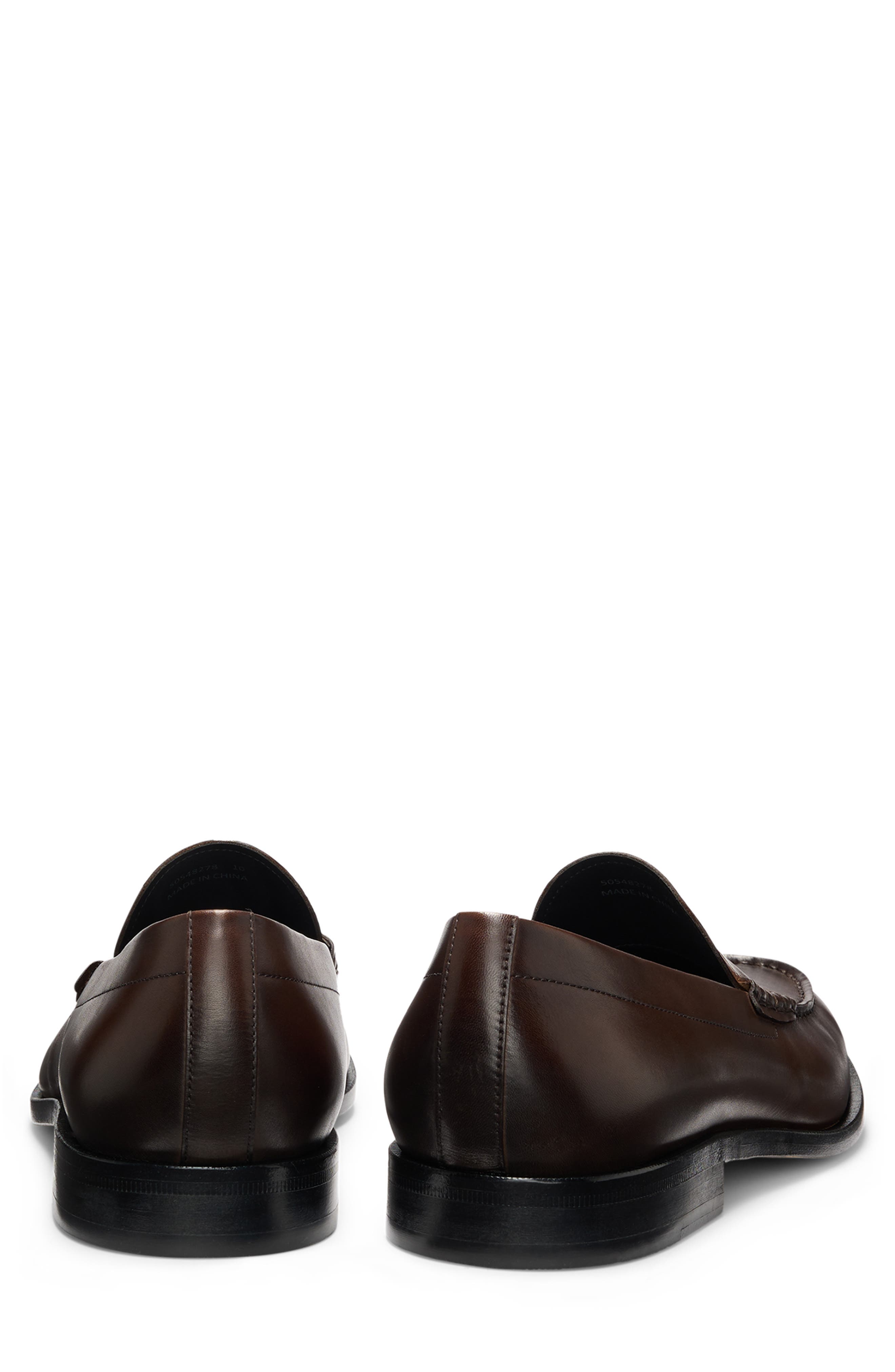 Tayil Penny Loafer, Alternate, color, DARK BROWN