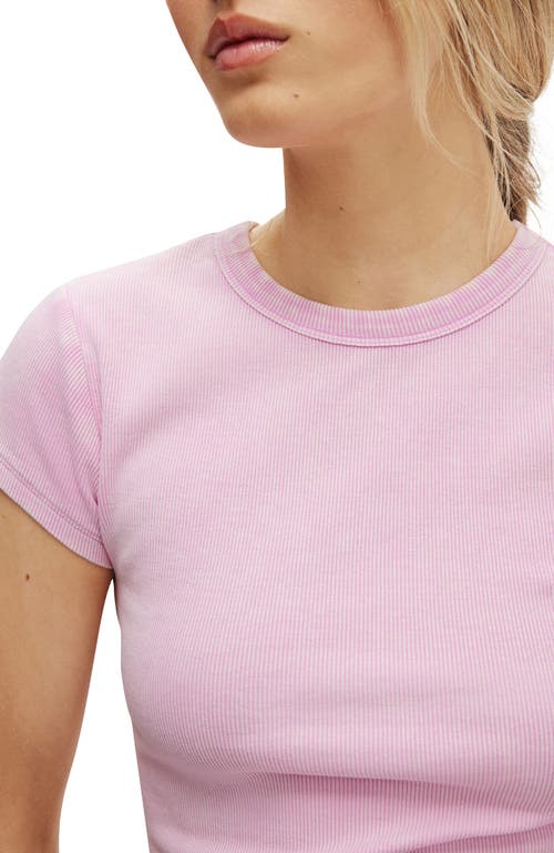 Cotton On Body Active Curved Hem Baby Tee In Pink