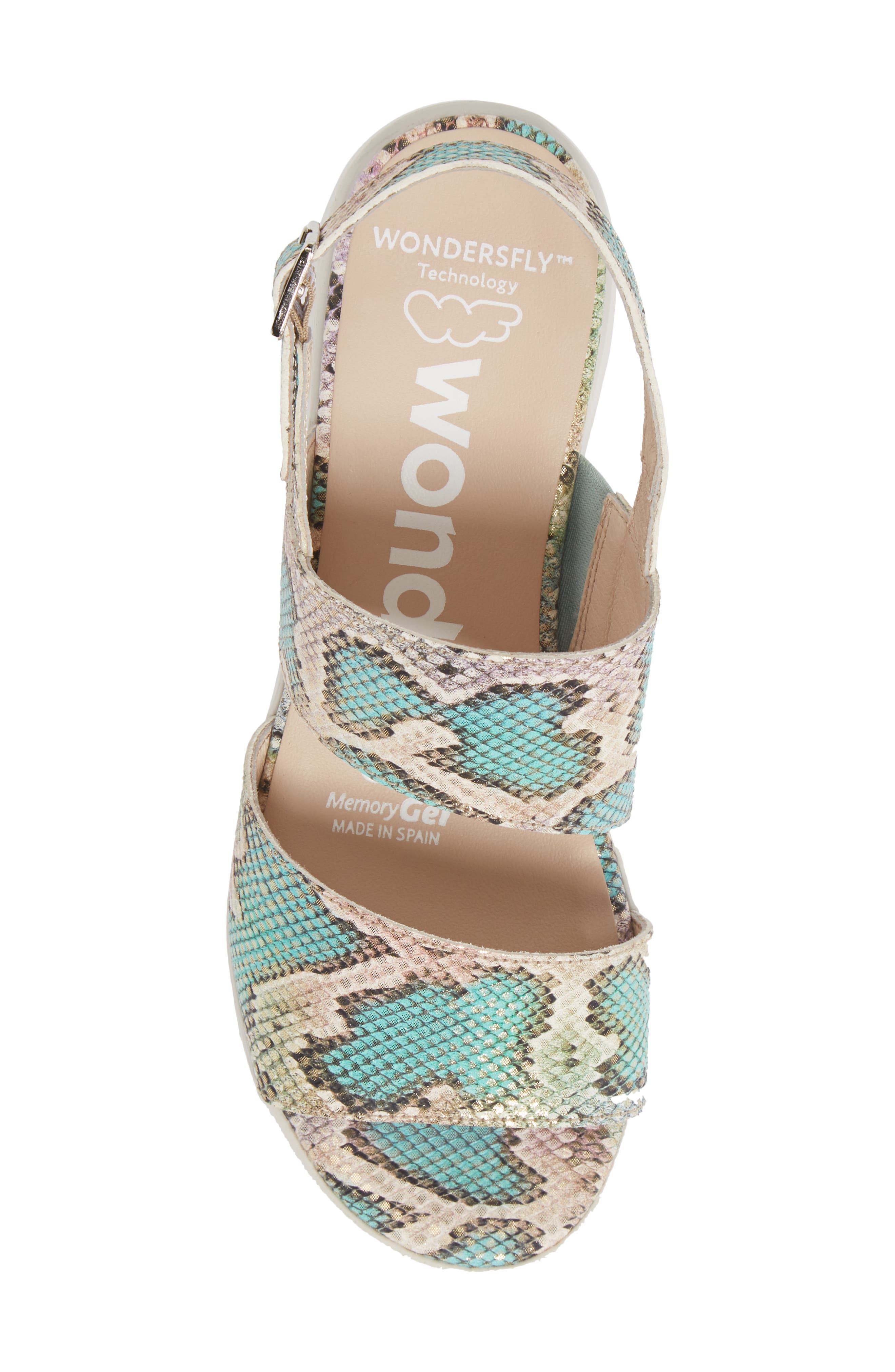 D-8211 Platform Sandal, Alternate, color, MEXICO AKUA