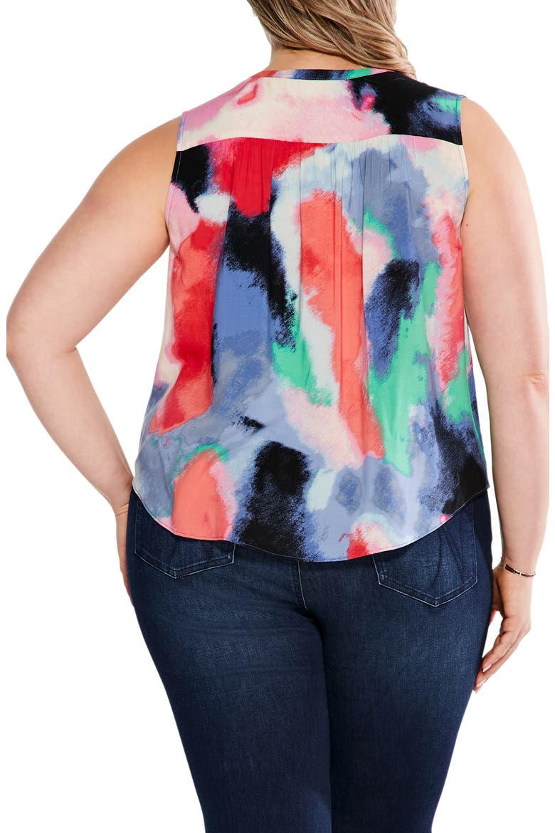 Abstract Art Tank, Alternate, color, PINK MULTI