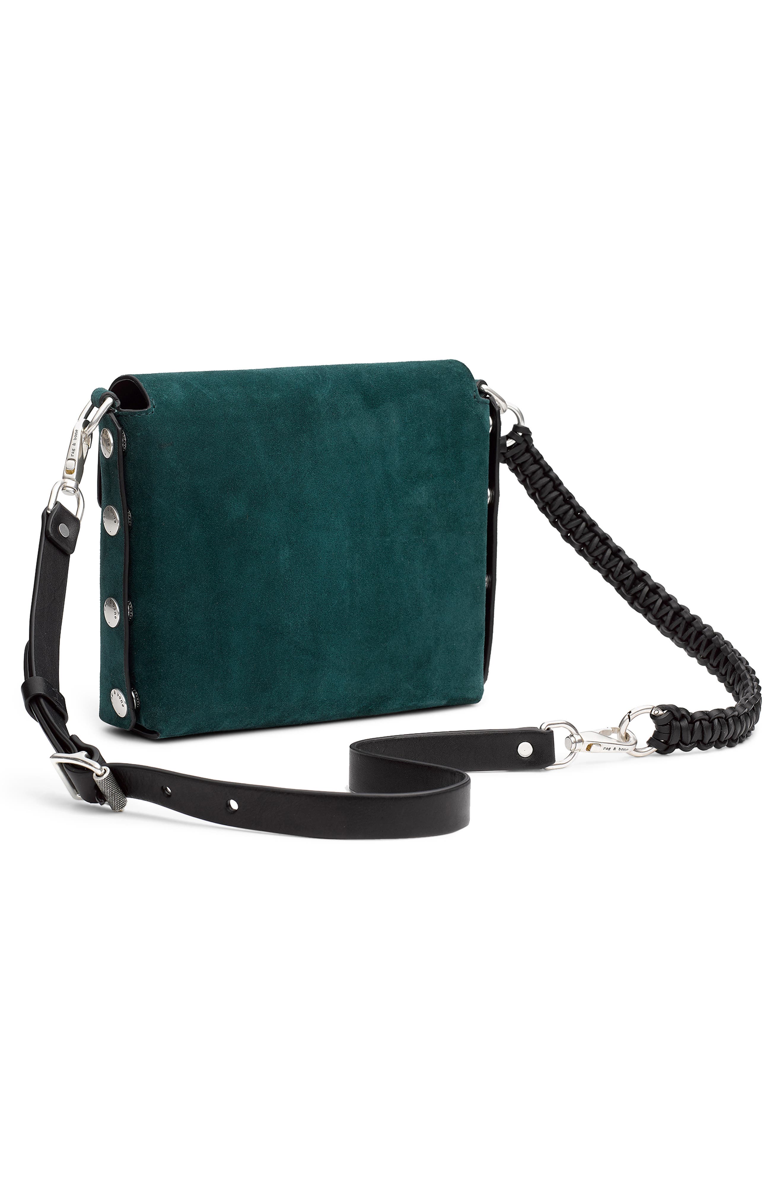rag & bone Atlas Suede Shoulder Bag, Alternate, color, 