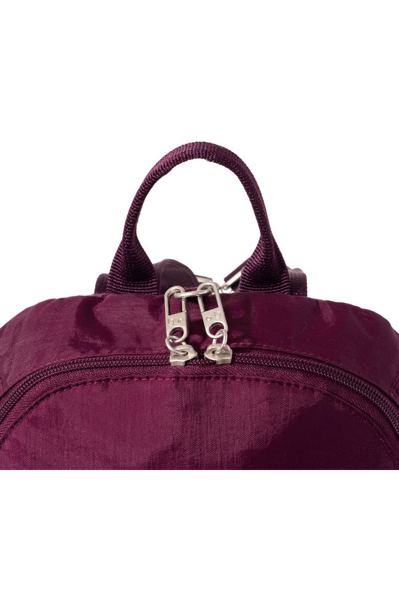 BAGGALLINI Securtex Anti-Theft Vacation Backpack, Alternate, color, Mulberry