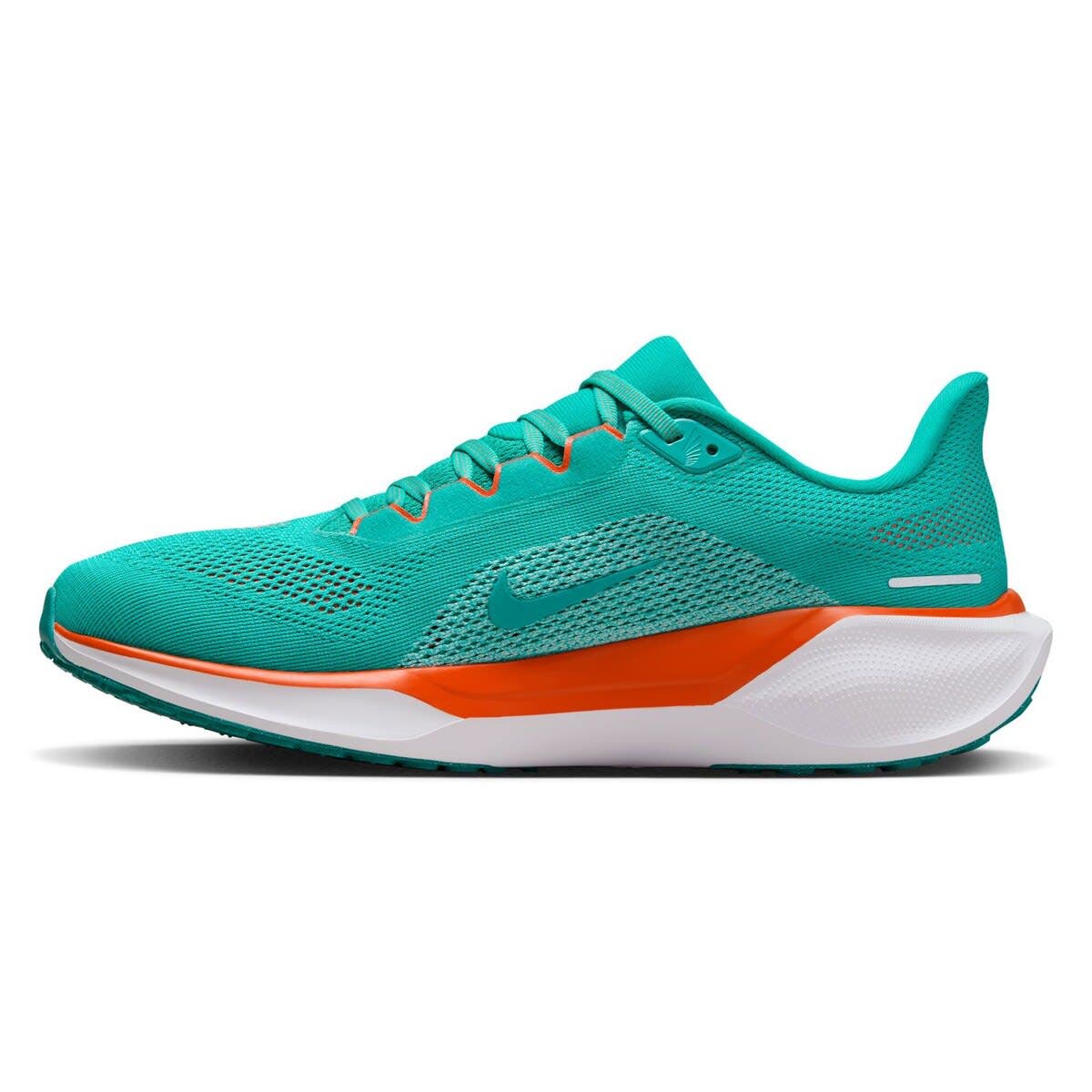 Nike Unisex Nike Aqua Miami Dolphins Zoom Pegasus 41 Running Shoes, Alternate, color, 