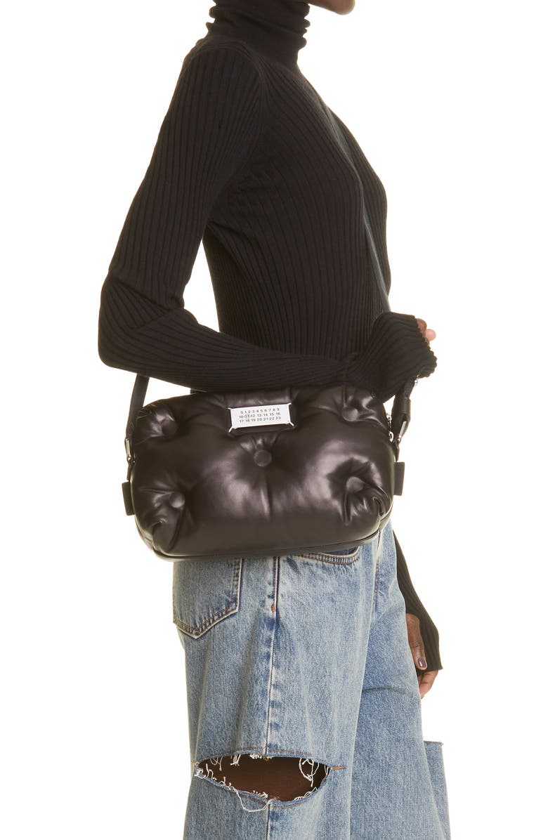 Maison Margiela Glam Slam Leather Crossbody Bag, Alternate, color,