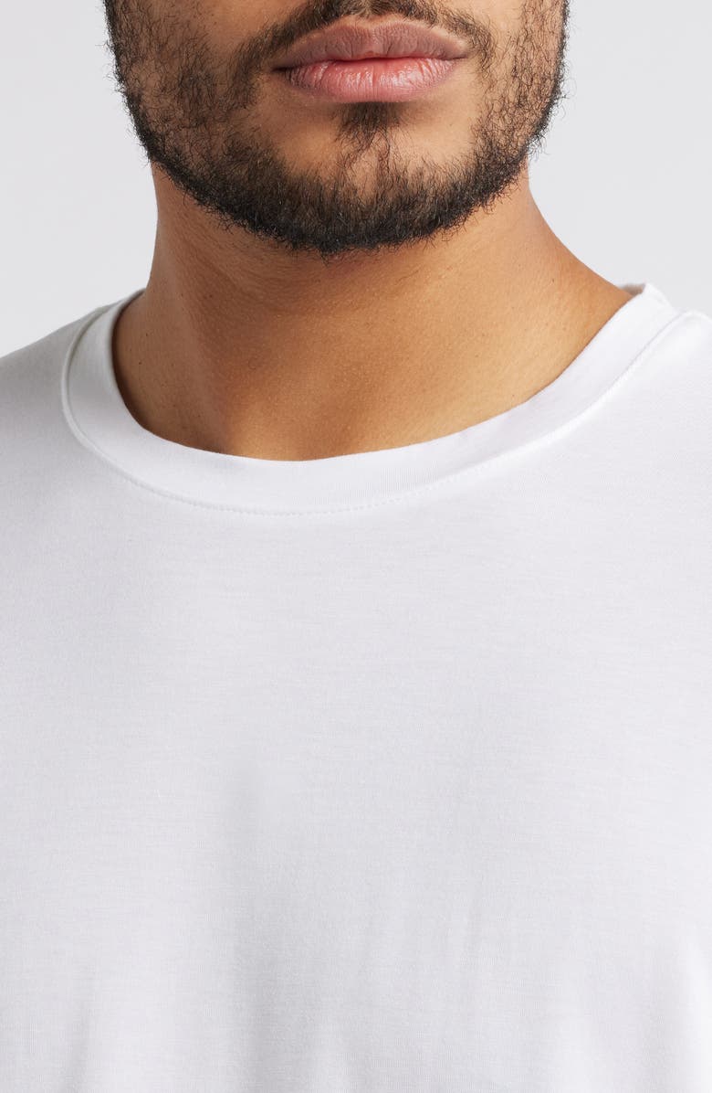 Nordstrom Moonlight Eco Stretch Modal Pajama T-Shirt, Alternate, color, White