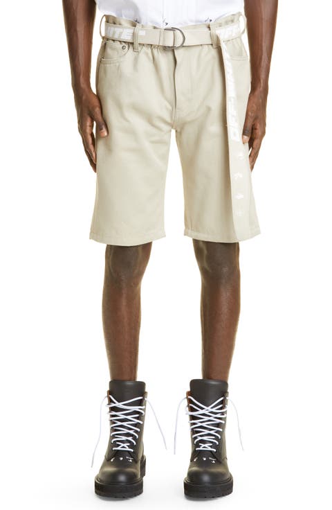 Logo Slim Slouch Shorts